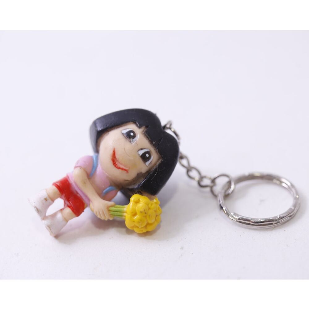Dora the Explorer Keychain, Cartoon, Keyring, TV Series, Vintage ~ 250903-WH 584
